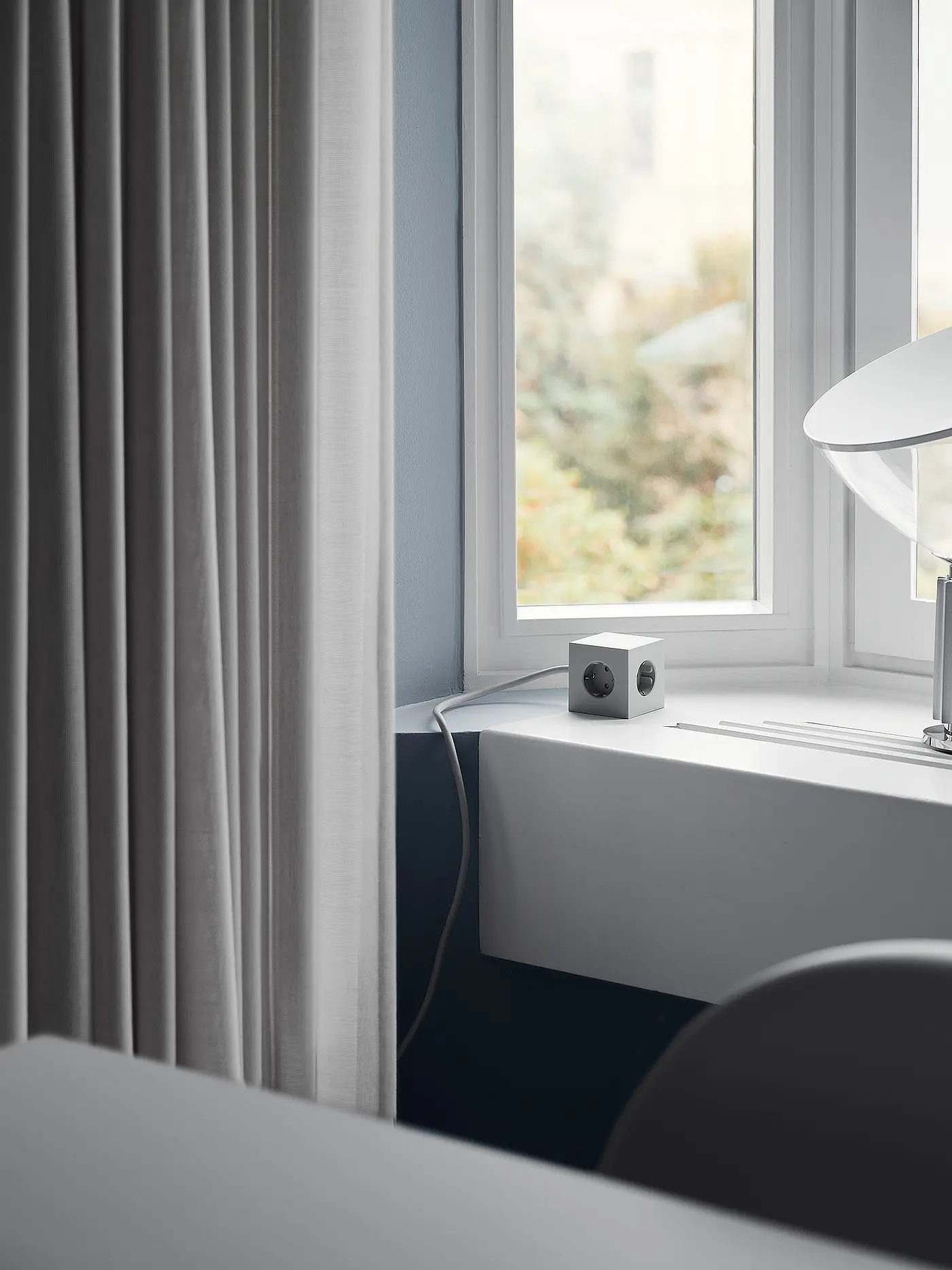 AVOLT | Mehrfachsteckdose Square 1 F 1.8MT Gotland Grey | 